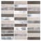 Andova Tiles Chocolat Stacked 1" x 4" Porcelain/Metal Mosaic Tile ANDCHO318 - alternate 4